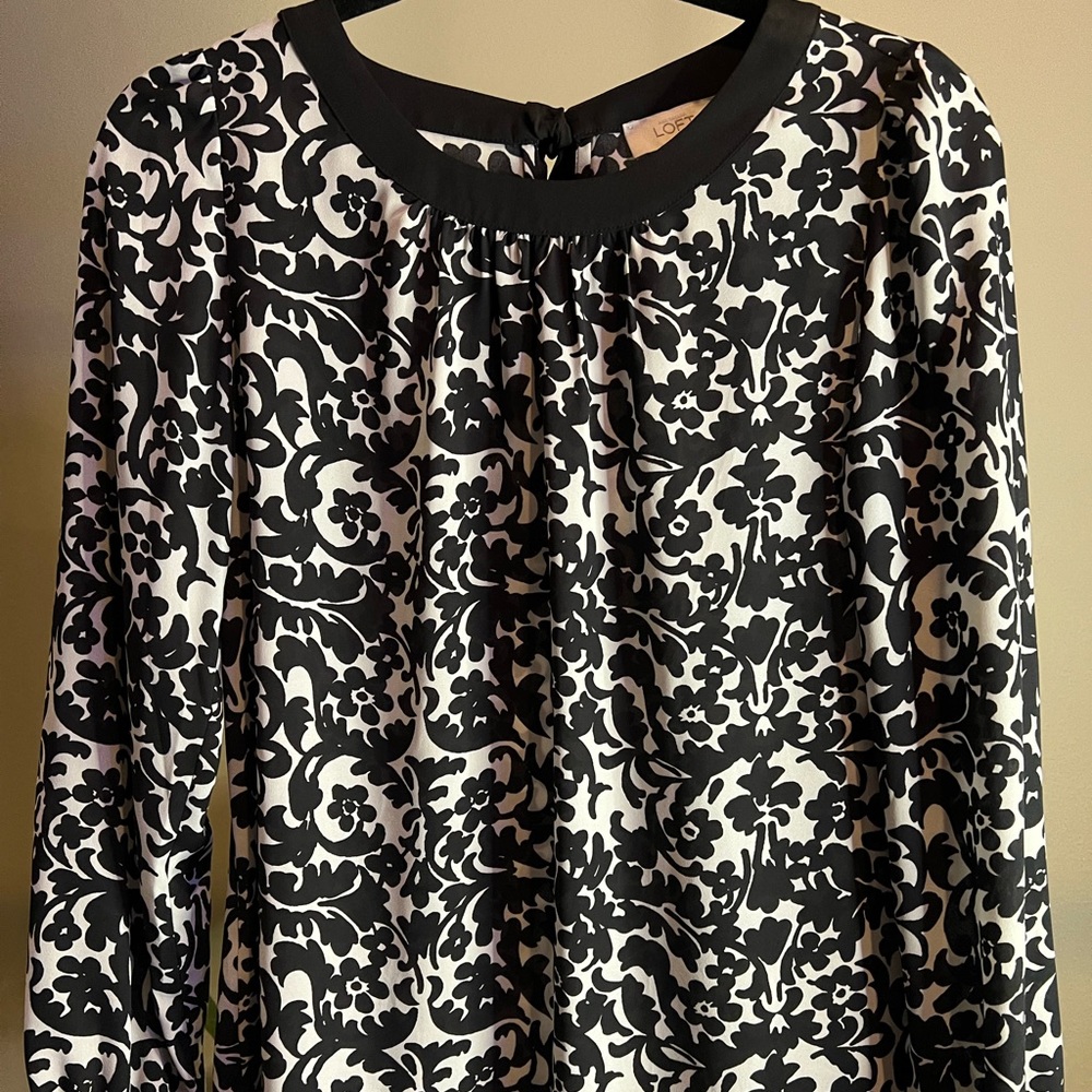 Ann Taylor Loft Long Sleeve Blouse, Size XS